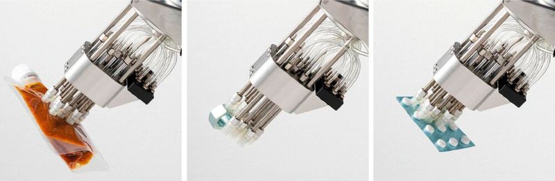 Anwendungsbeispiele für den adaptiven Sauggreifer. (Bild: THK)