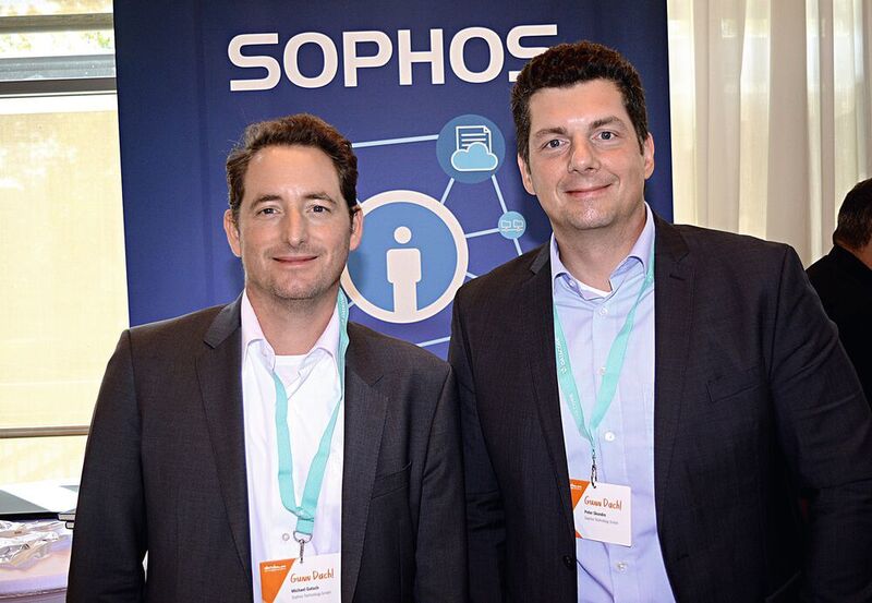 Security-Anbieter sind für Server-Eye als Technologiepartner wichtig: Michael Gutsch (l.) und Peter Skondro von Sophos... (Michael Hase)