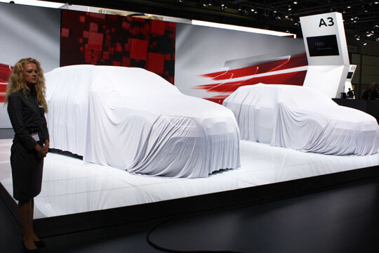 Übrigens hatte Audi noch mehr dabei, etwa den neuen A3 als Deutschland-Premiere ... (Vera Scheid)