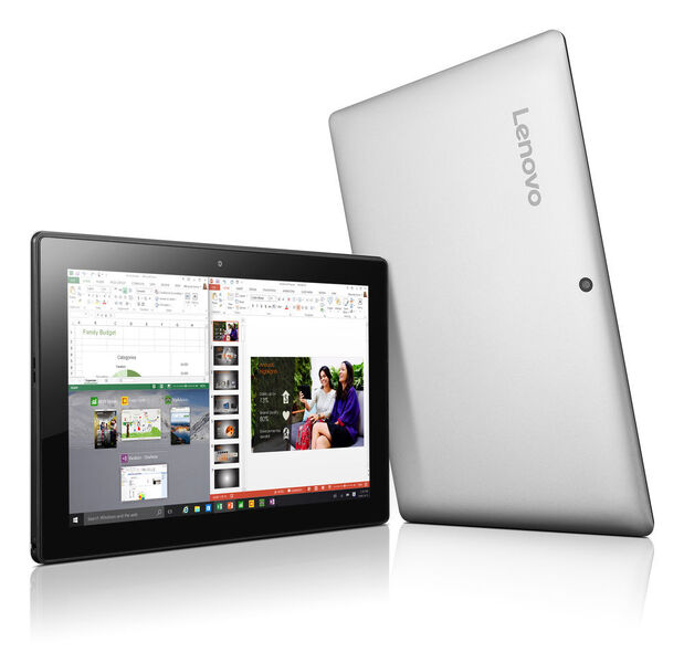 Gegen Aufpreis gibt es das Lenovo Ideapad MIIX 310 auch mit LTE. Dann ist das Tablet zudem mit 4 GB RAM und 64 GB Flash ausgerüstet. (Bild: Lenovo)