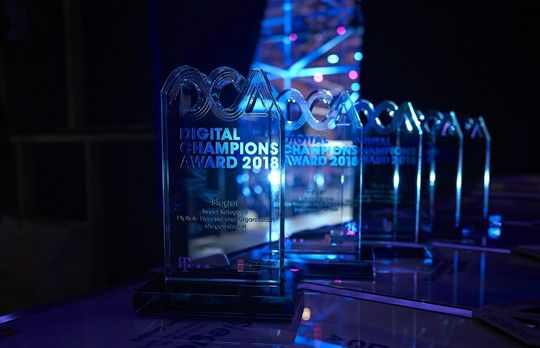 Mit dem Digital Champions Award wurden die bedeutendsten Digitalprojekte prämiert.(Quelle:  Deutsche Telekom AG)