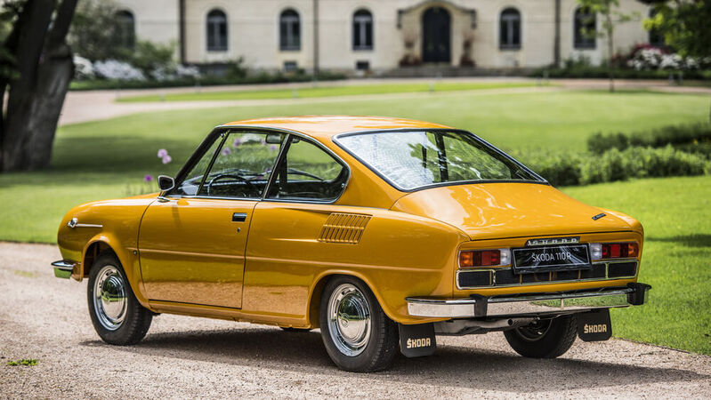 Richtig gesehen: Das Auto kommt von Skoda. Der 110 R hatte ab 1971 auch in Deutschland viele Fans.