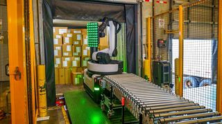 Die ersten beiden von Arvato bestellten „Stretch“-Roboter werden auf dem Logistikcampus dieses Logistikdientleisters in Louisville (Kentucky, USA) zum Einsatz kommen. Auch der Einsatz der Roboter in Europa ist geplant. (Bild: Boston Dynamics)