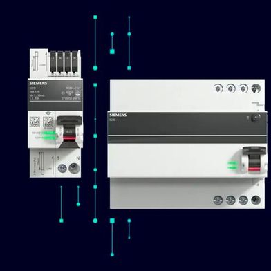 Left: the single-phase version of the SENTRON ECPD with RCM, right: a model of the future three-phase version of the SENTRON ECPD. (Source: Siemens)