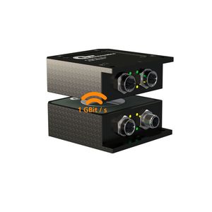 SMW’s C80 Giga inductive coupling system transmits up to 75 W of power and real-time signals at speeds of up to 1 Gbit/s.(Source SMW-Autoblok / SMW-electronics)