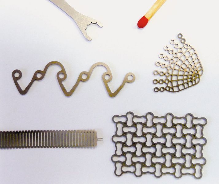 Keine Nachbearbeitung erforderlich – dadurch ist das Wasserstrahlschneiden insbesondere für die Medizinbranche von grossem Interesse.  (Bild: Daetwyler/Microwaterjet)