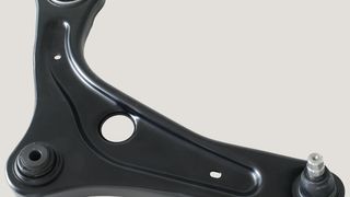Leichtbau durch Funktionsintegration: Der neuartige Blechlenker SMiCA (Sheet Metal integrated Control Arm) kommt ohne Fügematerialien aus. (Bilder: ZF) (Archiv: Vogel Business Media)