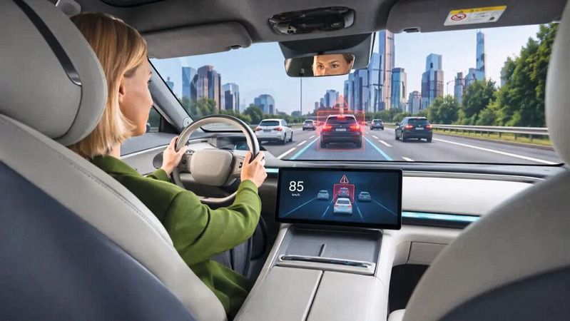 Das Beste aus beiden Welten: Der SMI340 unterstützt sowohl Fahrzeugsicherheits- als auch ADAS-Funktionen.(Bild:  Bosch)