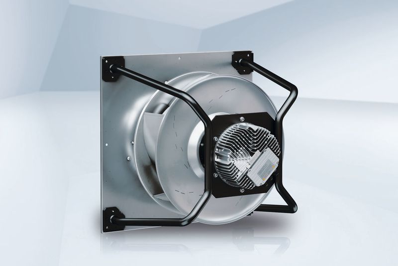 Der Radialventilator RadiPac wurde beim Materialica Design + Technology Award 2015 mit Gold ausgezeichnet. (Bild: EBM-Papst)