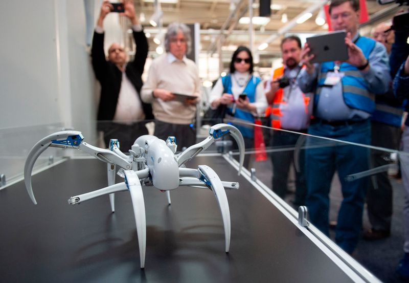 Presse-Highlight-Tour am 22. April 2018: Festo, Halle 15, Stand D11 (Bild: Deutsche Messe)