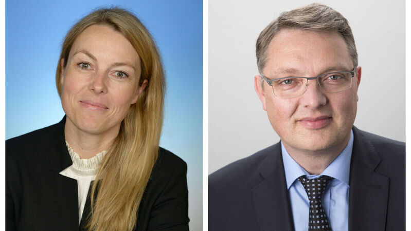 Anna Krimmel, ab 1. März Arbeitsdirektorin der SKF GmbH und Jörg Wuttke, künftiger SKF Deutschland-Chef.    