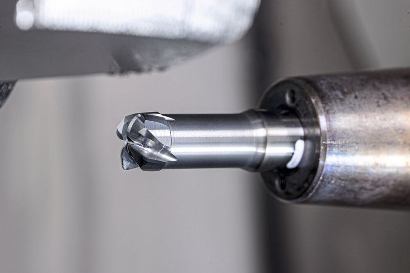 Den finalen Schruppschnitt übernimmt ein VHM-Schaftfräser des Typs DSH. (Bild: Horn/Sauermann)