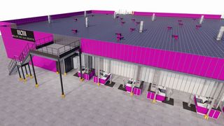 Der Fachverlag Thieme ist der erste Kunde der hochmodernen Autostore-Anlage des mittelständischen Logistikdienstleisters Müller – Die lila Logistik im baden-württembergischen Blaufelden auf der Hohenloher Ebene. (Bild: Müller)