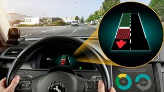 Das Assistenzsystem hilft unter anderem beim Linksabbiegen und signalisiert dem Fahrer, wann dieser die gefahrlos abbiegen kann. (Continental)