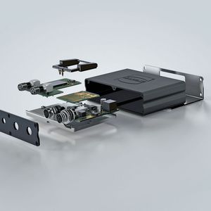 Der Mini-Industrie-PC Mica ist modular aufgebaut.