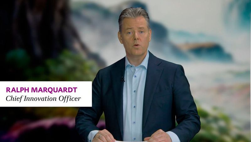 Ralph Marquardt, der Chief Innovation Officer von Evonik: „Die drei neuen Innovationswachstumskerne adressieren die relevantesten Nachhaltigkeitstrends in unseren Geschäften.“ (Bild: VCG)