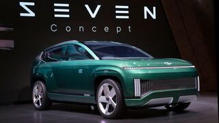 Dengan studi Seven, Hyundai telah memberikan preview Ioniq 7, yang akan diluncurkan dalam waktu dua tahun, pada musim gugur 2021.