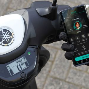 Yamaha verküpft den Roller mit einer My-Ride-App.(Bild:  Yamaha)