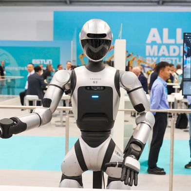 Das chinesische Unternehmen Estun war auch schon auf der Automatica 2025 in München vertreten.  (Bild: Messe München GmbH)