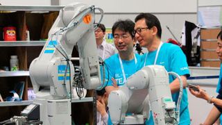 Insgemsamt traten 16 Hochschulteams zur Challenge an. (Bild: Hofmann/MM LOGISTIK)