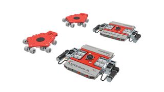 Mit der „DUO“-Version des „POWER-Skate XL“ können Lasten in alle Richtungen verschoben werden. (Bild: HTS)