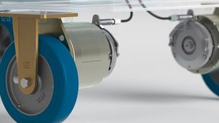 Für besonders hohe Sicherheitsansprüche bietet Blickle ein breites Portfolio an Lenk- und Bockrollen mit Totmannfunktion. (Blickle)