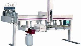 Abb. 1 Für die Analyse der 16 EPA-PAK wurde ein GC-System verwendetet, dass sich aus folgenden Komponenten zusammensetzt: Gerstel-Multi-Purpose-Sampler (MPS), Gerstel-Solid-Phase-Extraction (SPE), Gerstel-Kalt-Aufgabe-System (KAS 4) mit LN2-Option, GC 6890 mit MSD 5975 (nicht im Bild), beide von Agilent Technologies. (Archiv: Vogel Business Media)