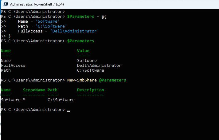 Erstellen einer einfachen Freigabe mit Berechtigungen. (Bild: Joos – Microsoft)