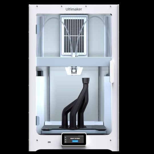 Der neue Ultimaker S7 mit Air Manager und  flexiblem Druckbett.(Bild:  Ultimaker)