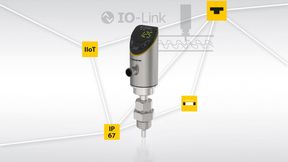 Der Durchflusssensor FS501 ergänzt Turcks Fluidsensor-Serie FS+ um eine messende Variante. (Bild: Turck)