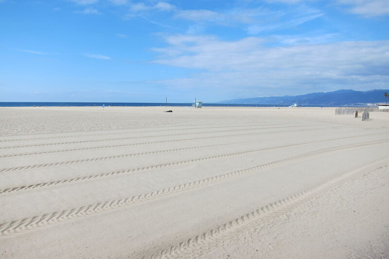 L.A., Santa Monica Beach – unendliche Weiten (Bild: Also)