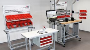 Auf Basis seines Produktbaukastens entwickelt RK Rose+Krieger ergonomische Arbeitsplatzsysteme. (RK Rose+Krieger)